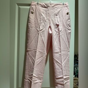J. Crew Pink Elastic Waist Pants